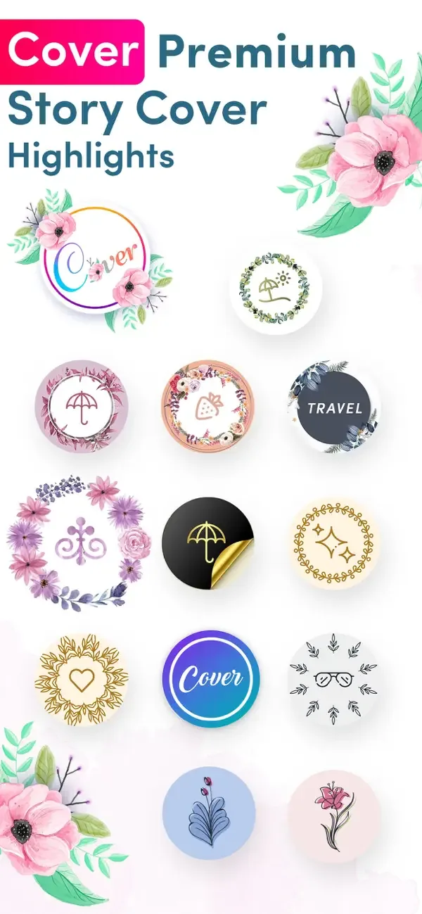 Cover Highlights + logo maker screenshot 1
