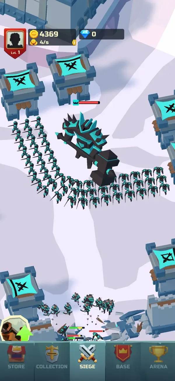 Idle Siege: военная игра screenshot 4
