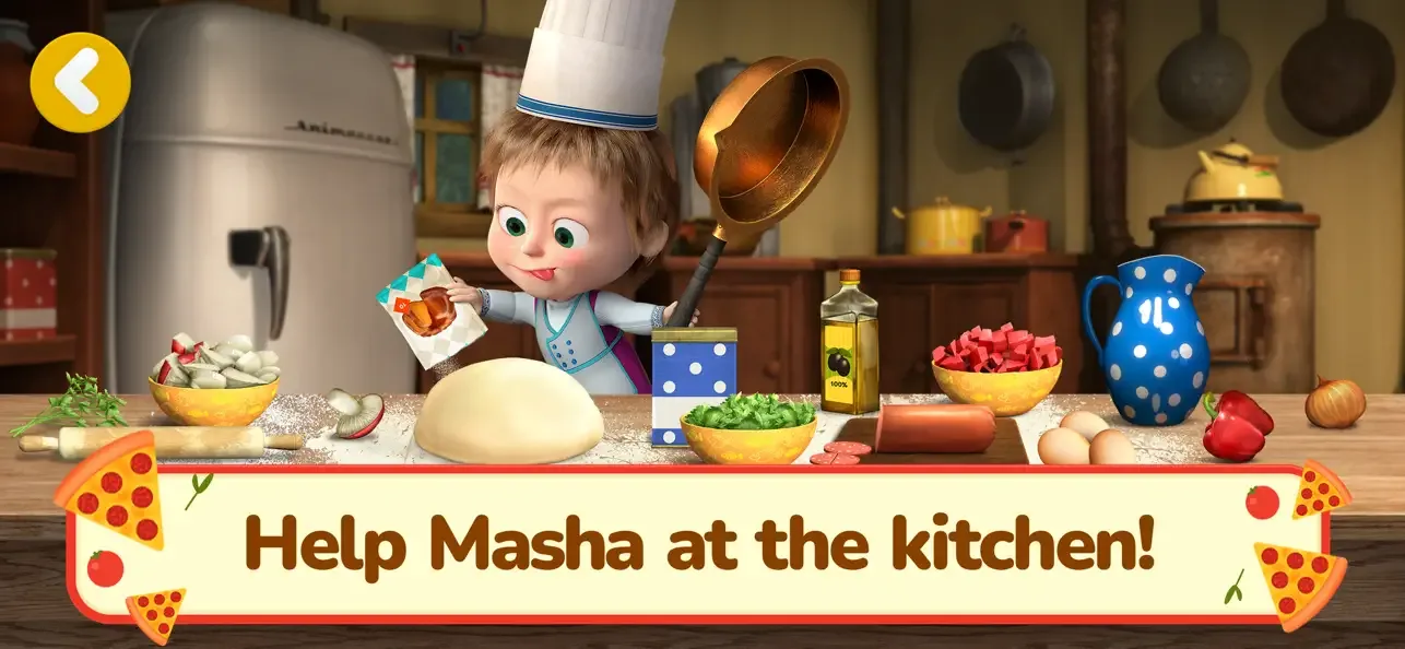 Маша и Медведь: Пиццерия Игра! screenshot 2