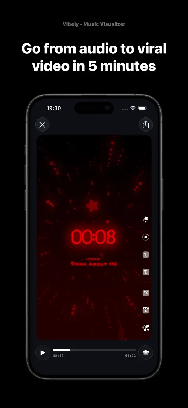 Визуализатор Музыки - Vibely screenshot 1