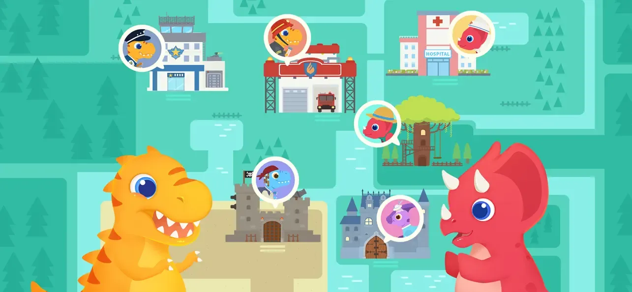 Ciudad Dino:juego Construcción screenshot 1