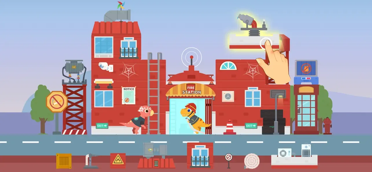 Ciudad Dino:juego Construcción screenshot 2