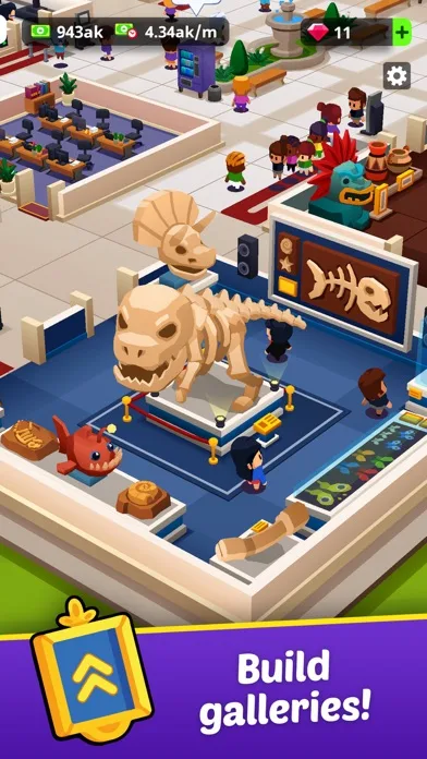 Idle Museum: империя искусства screenshot 1