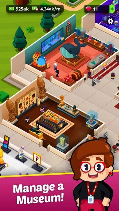 Idle Museum: империя искусства screenshot 2