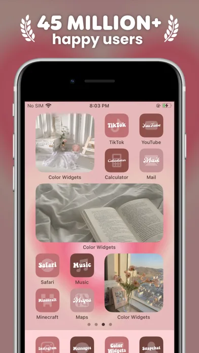 Color Widgets: Iconos y Temas screenshot 2