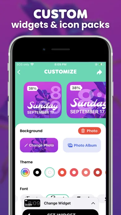 Color Widgets: Iconos y Temas screenshot 4