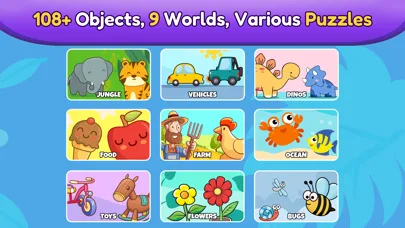 Juegos de puzzle para niños+ screenshot 1