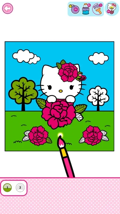 Hello Kitty: Книжка-раскраска screenshot 1