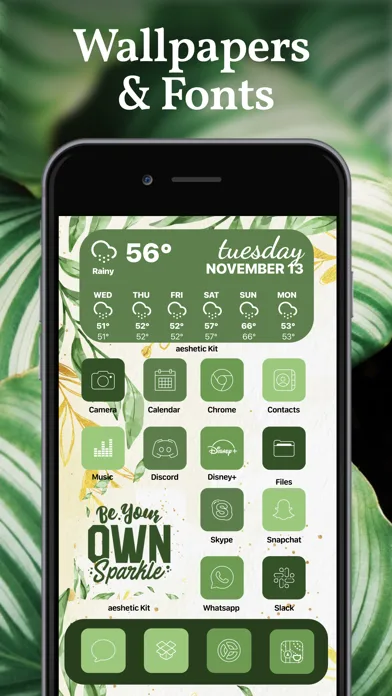 ak: color themes, widgets apps screenshot 3