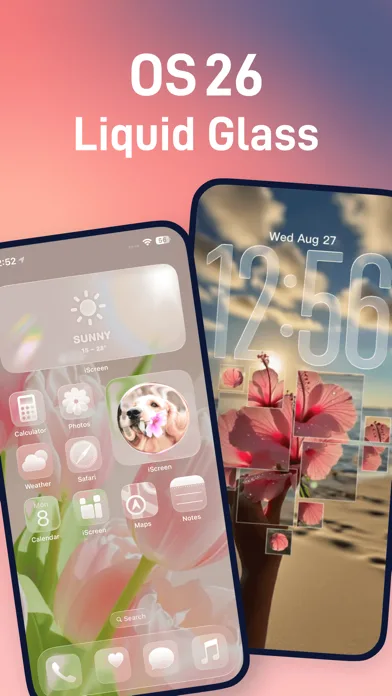 iScreen:Icono,Widget,Tema screenshot 1