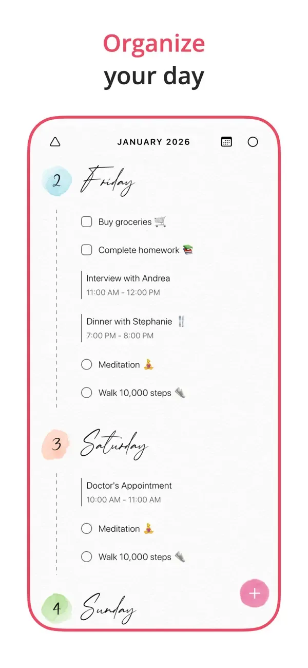 Agenda & Planificador - Floret screenshot 4