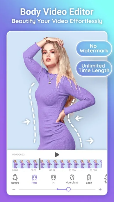 PrettyUp- редактор лица и тела screenshot 1