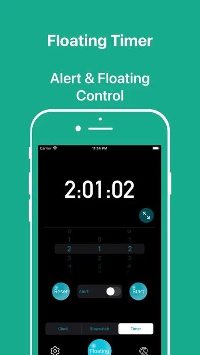 Floating Clock-Плавающие часы screenshot 5