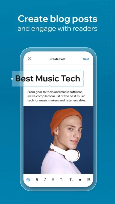 Wix - Creador de sitio web screenshot 5