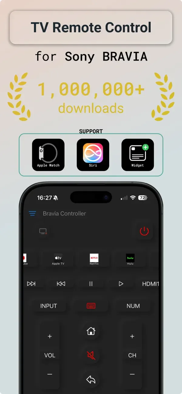Sony BRAVIA Control Remoto screenshot 1