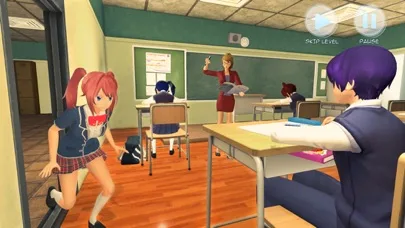 sakura High escolar niña vida screenshot 1