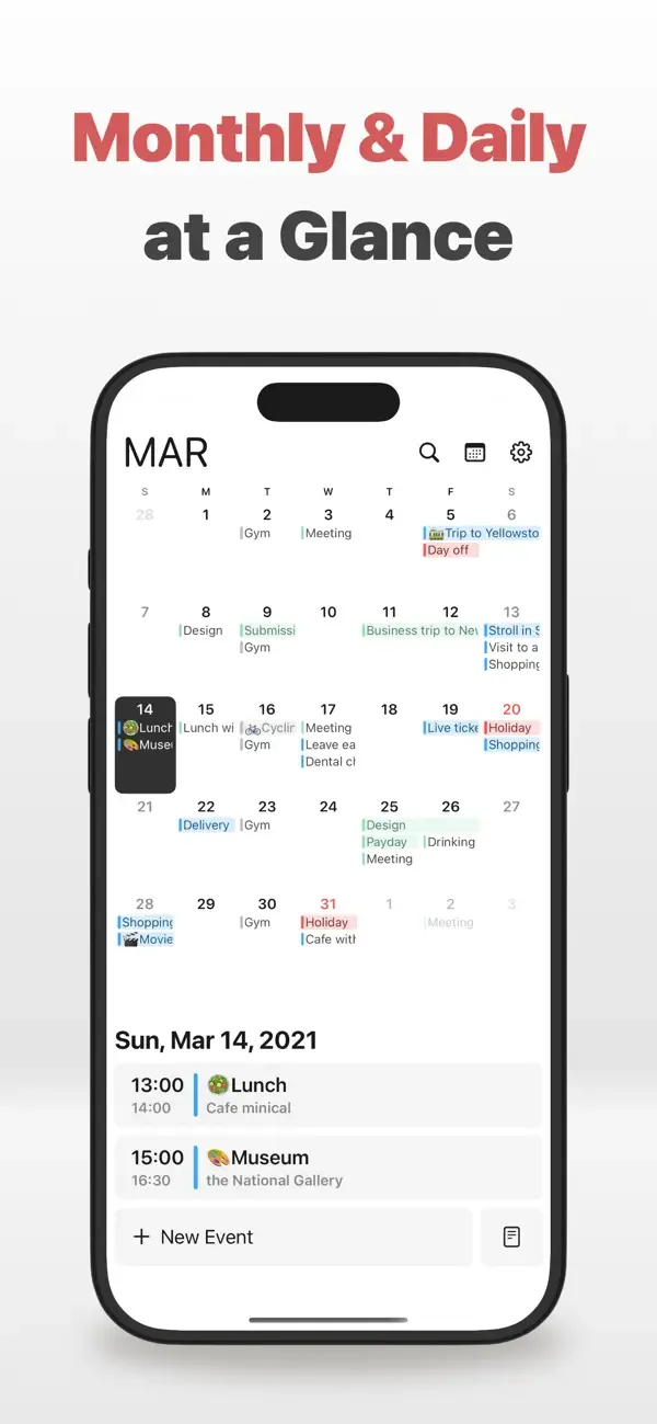 minical - Календар і Планер screenshot 3