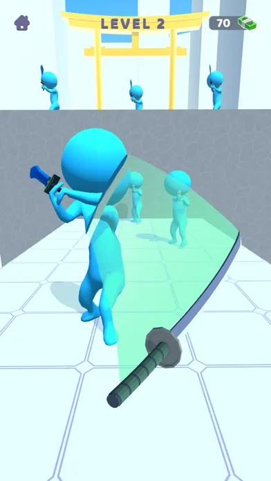 Sword Play! Майстер-ніндзя 3D screenshot 1