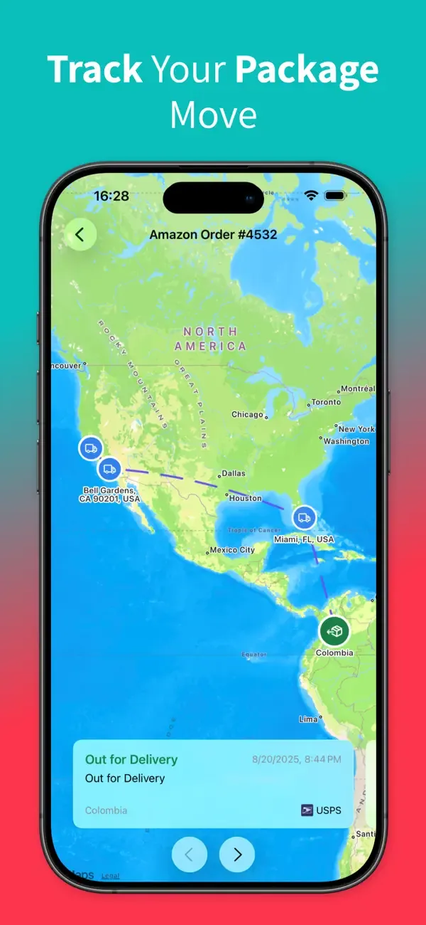 FedEx, USPS, UPS, DHL rastreo screenshot 4