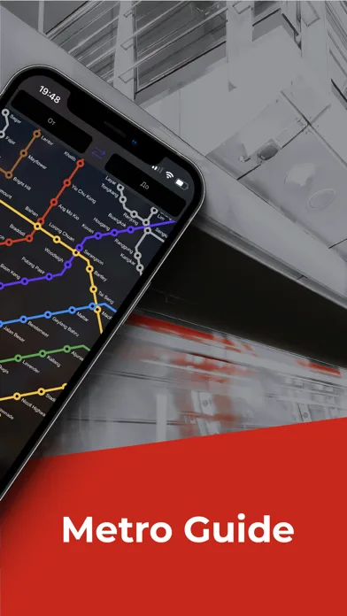 Metro mapa con guía de viaje screenshot 2