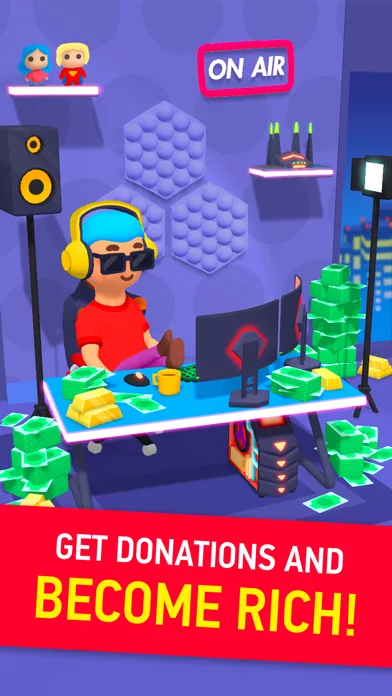 Idle Streamer —  Tuber Tycoon screenshot 2