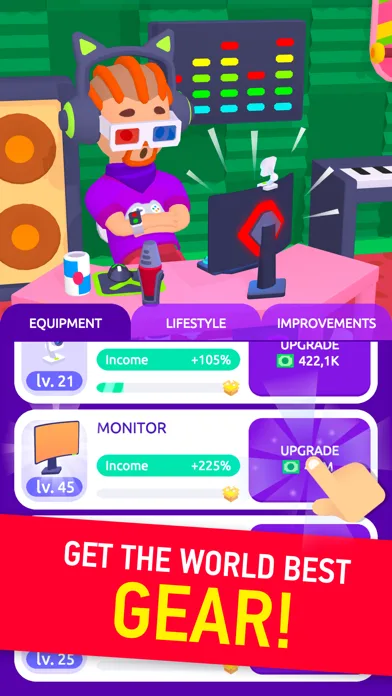 Idle Streamer —  Tuber Tycoon screenshot 4