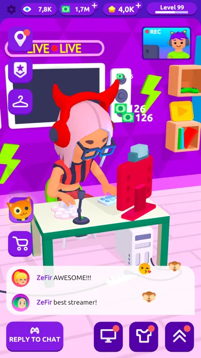 Idle Streamer —  Tuber Tycoon screenshot 5