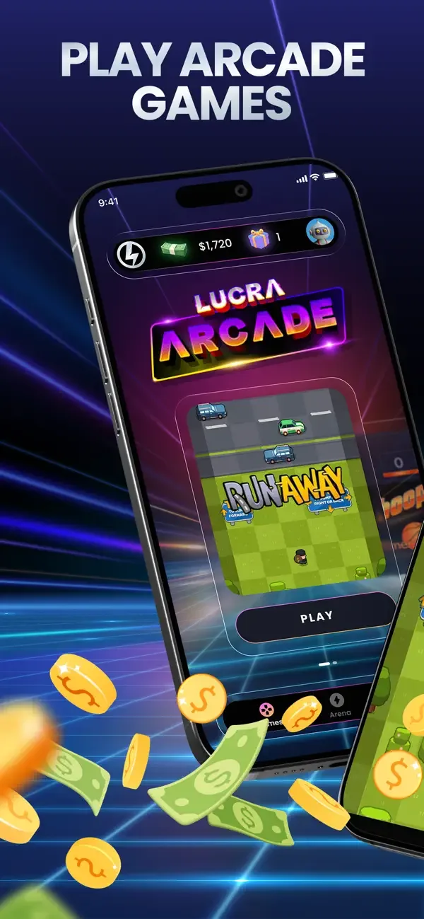 Lucra Arcade screenshot 1
