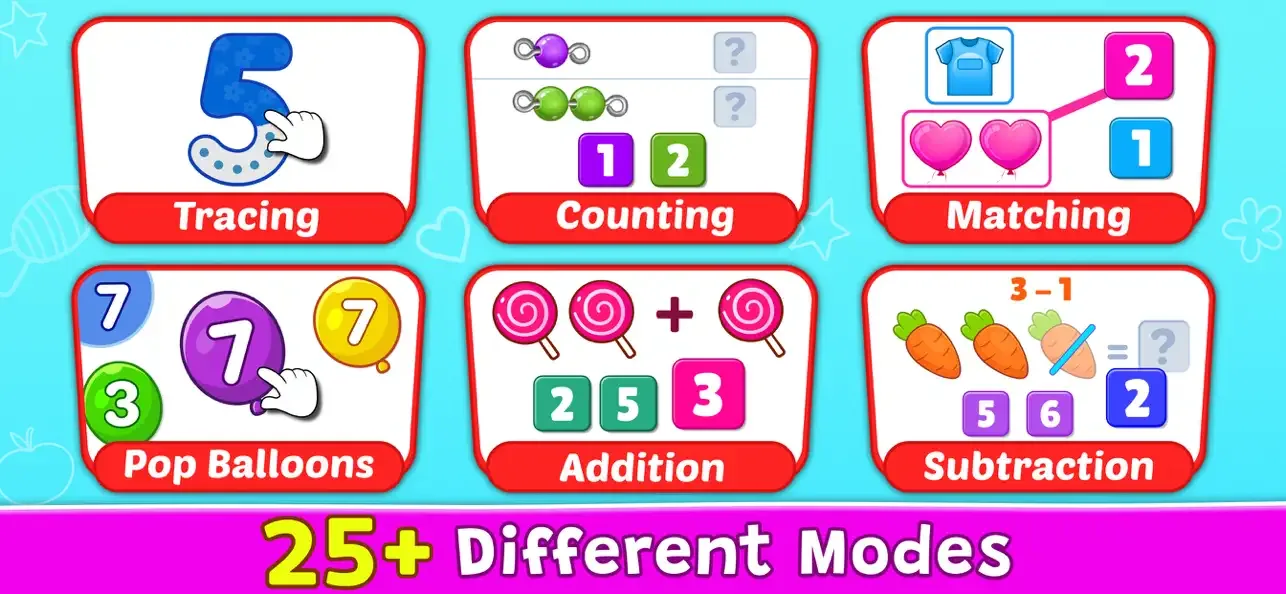 Number Kids: Juego matemáticas screenshot 2