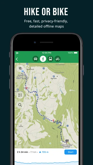 Organic Maps - Mapas Offline screenshot 1