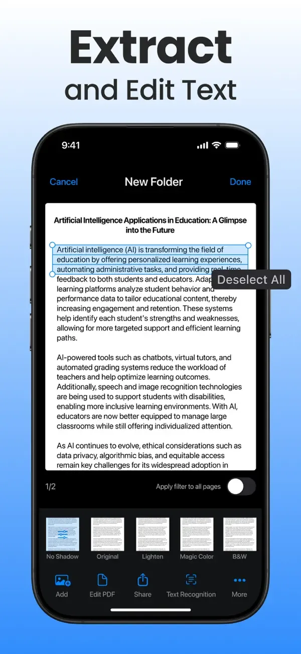 Scanner App: Сканер документів screenshot 4