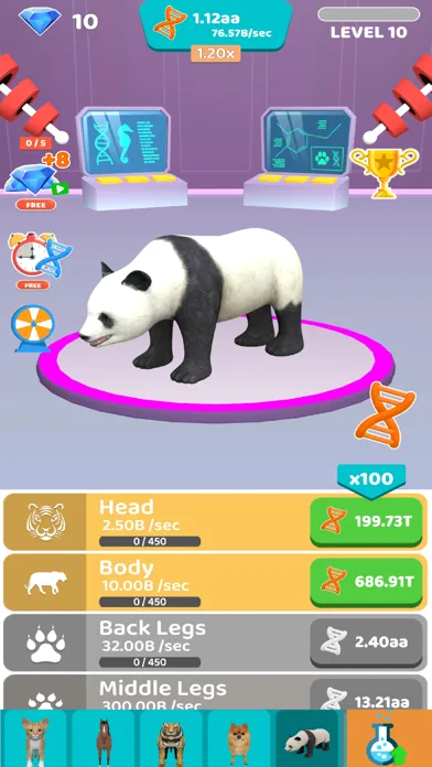 Idle Animal Evolution screenshot 1