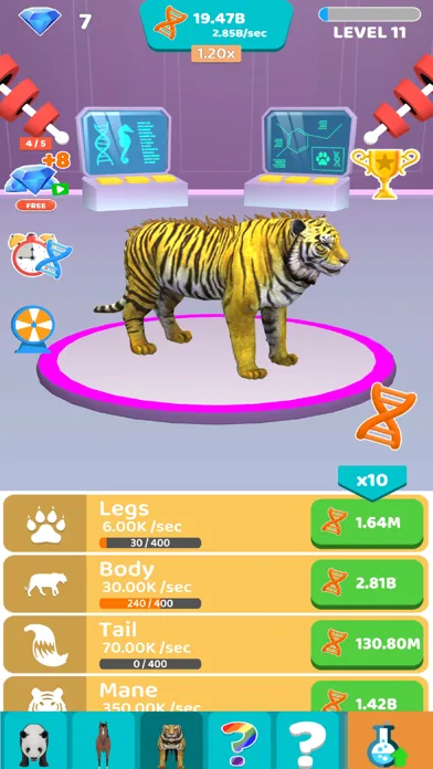 Idle Animal Evolution screenshot 3