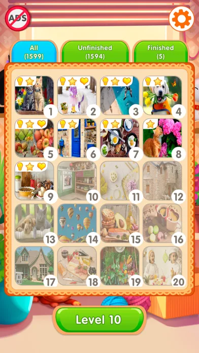 Meow Найди отличия игра puzzle screenshot 2