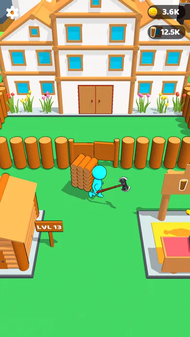 Craftheim - ленивый дровосек screenshot 2