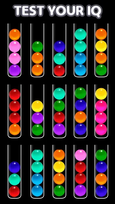 Игра в сортировку мячей screenshot 3