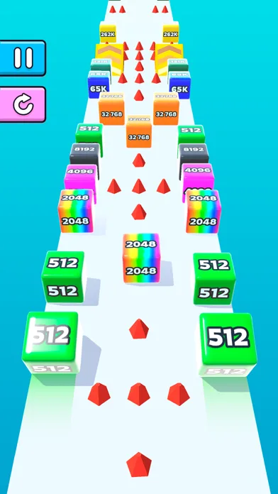 Jelly Run 2048 Кубик screenshot 1