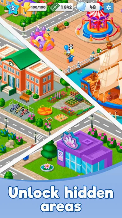Riverside Merge - City Game screenshot 2