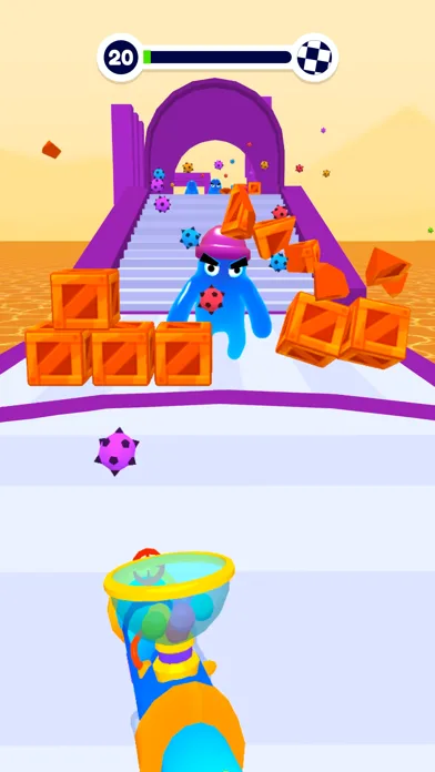 Blob Shooter: Игра стрелялка screenshot 2