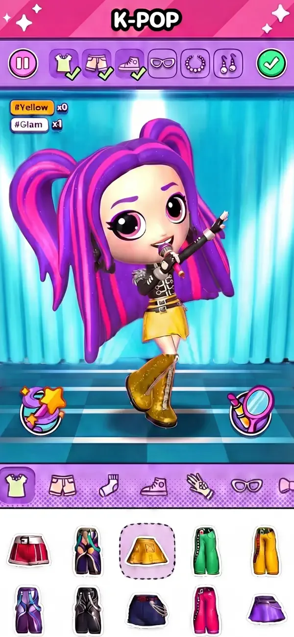 Go! Dolliz: Vestir Muñeca 3D screenshot 3