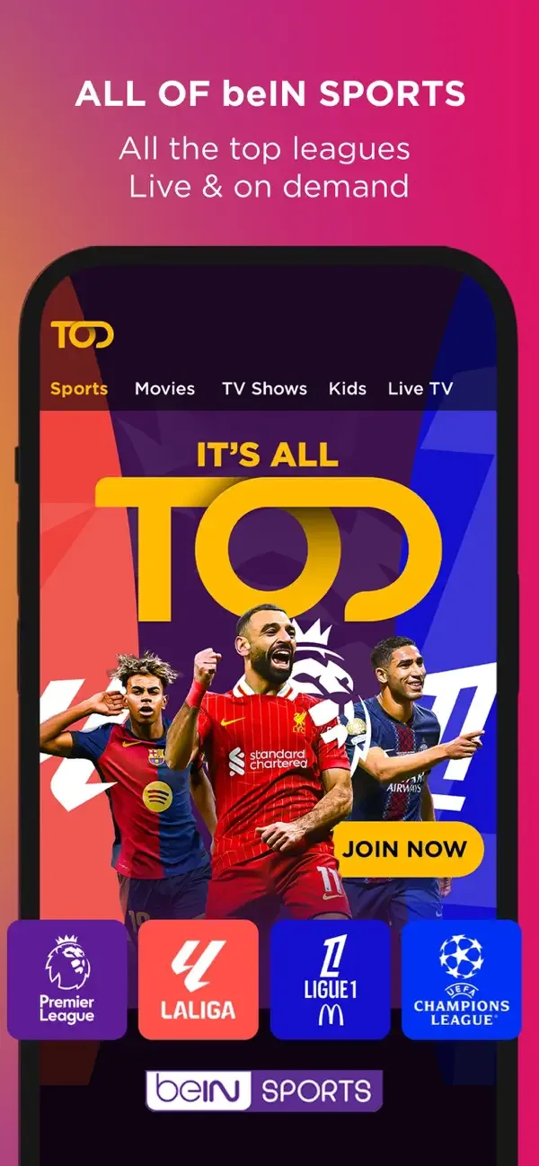 TOD - رياضة وأفلام ومسلسلات screenshot 1