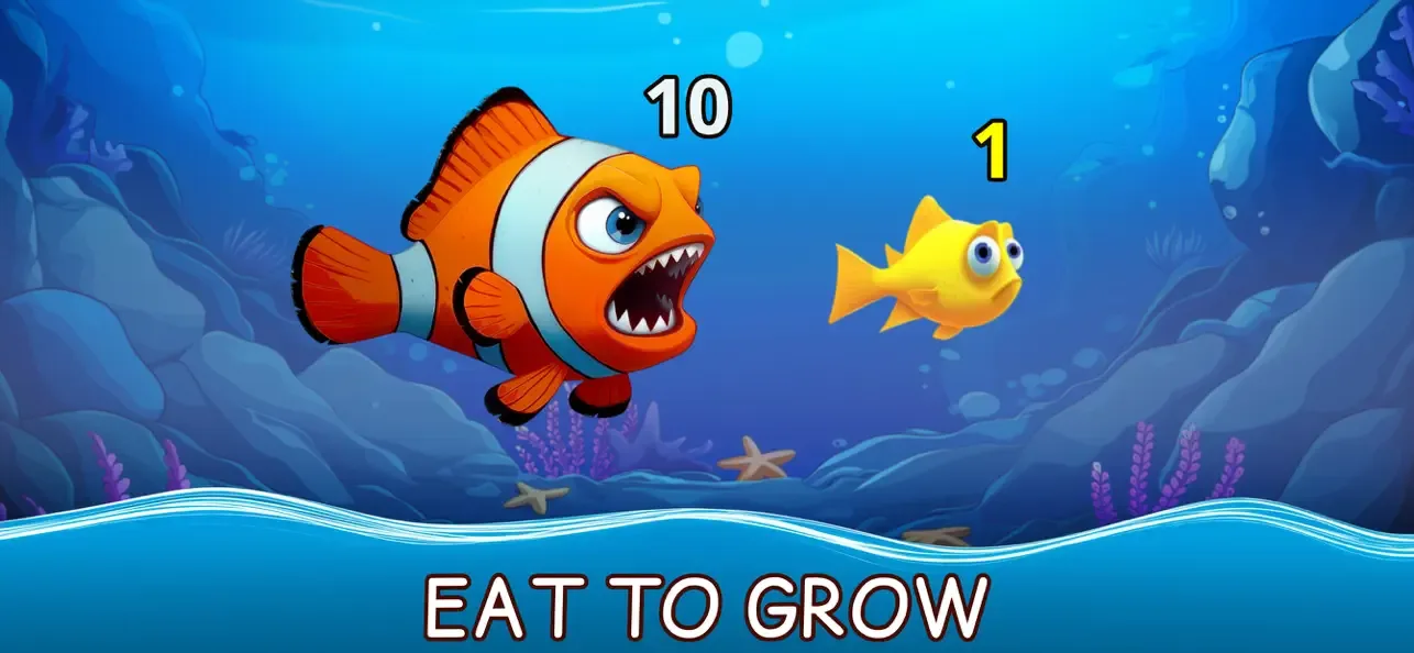 Hungry Ocean: Fish Adventure screenshot 1