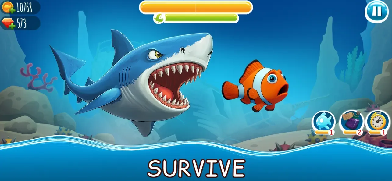 Hungry Ocean: Fish Adventure screenshot 2