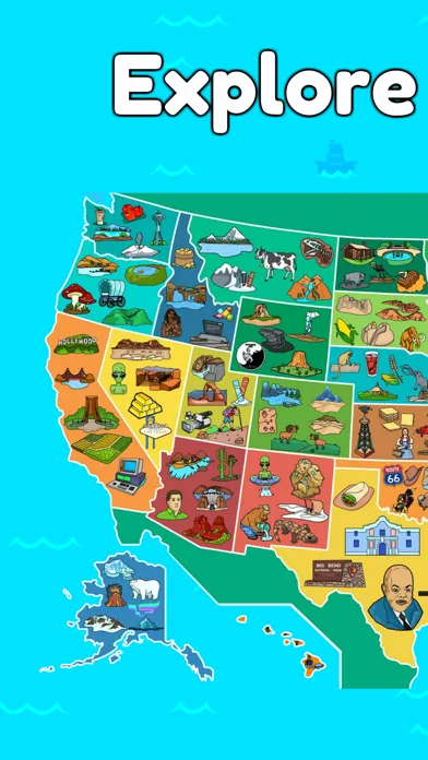 United States Map Game for 4-8 screenshot 1