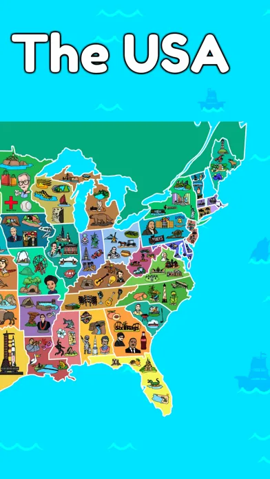 United States Map Game for 4-8 screenshot 2