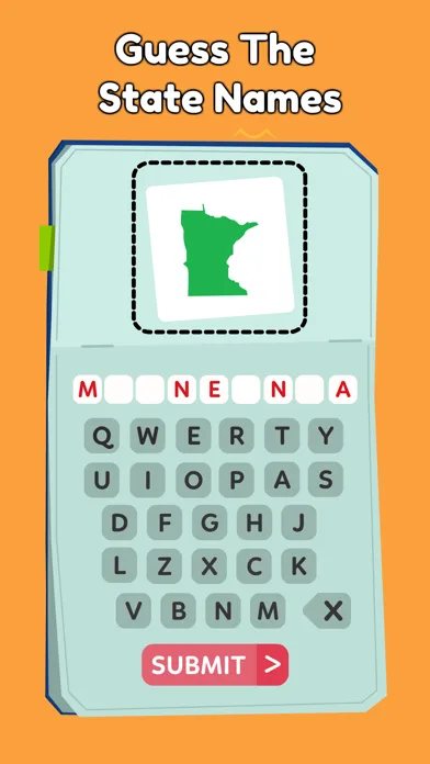 United States Map Game for 4-8 screenshot 3