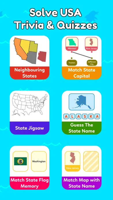 United States Map Game for 4-8 screenshot 4