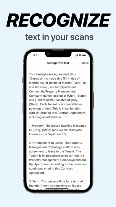 Сканер документов - PDF Lens screenshot 4