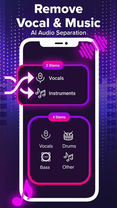 Удаление вокала - AI Music screenshot 1