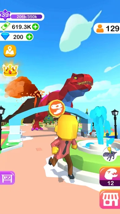 Dino Tycoon -строительная игра screenshot 1